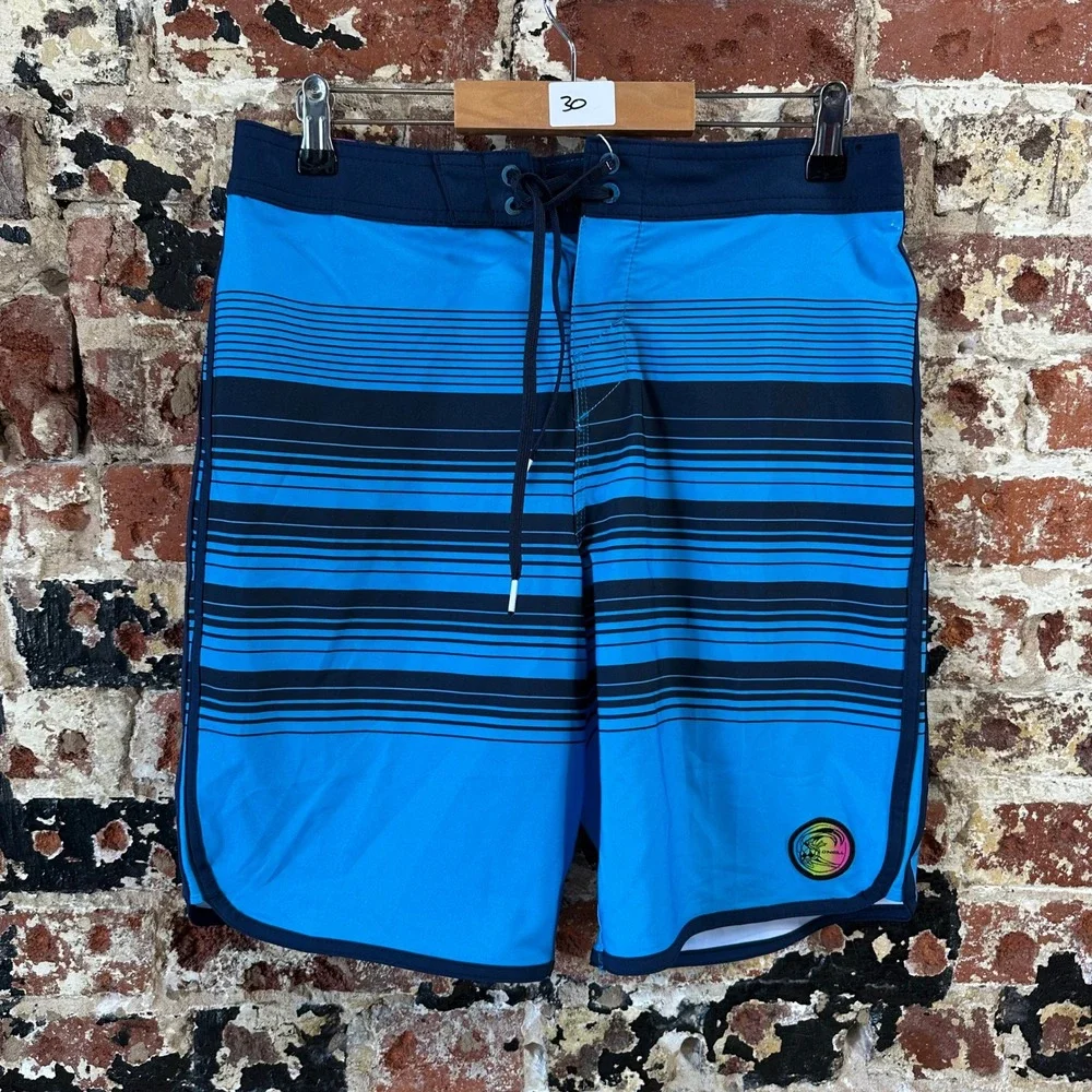 O'Neill Wave Cult Blue Board Shorts 9